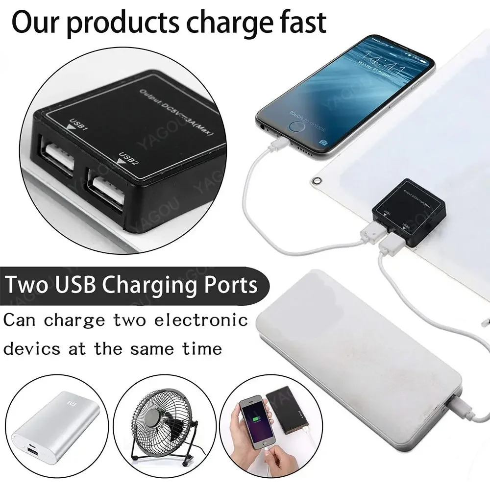 15W 20W Solar Panel Portable C - Solar Emergency Charger recension och pris
