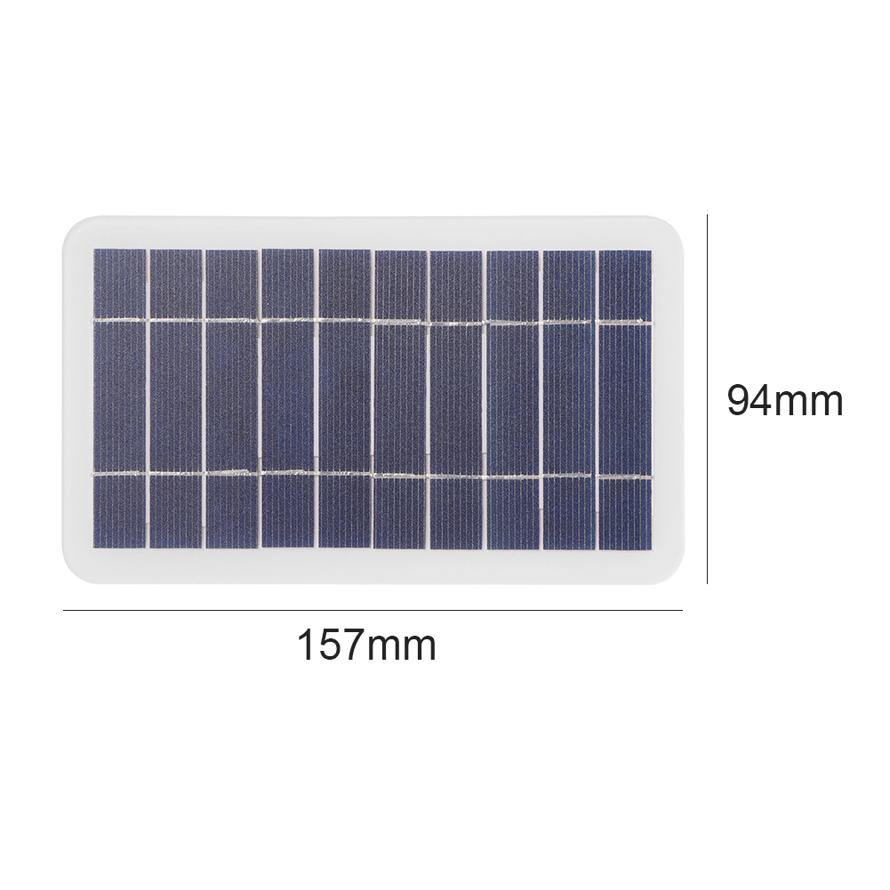 5V 5W Solar Panel Charger With - Solar Emergency Charger recension och pris
