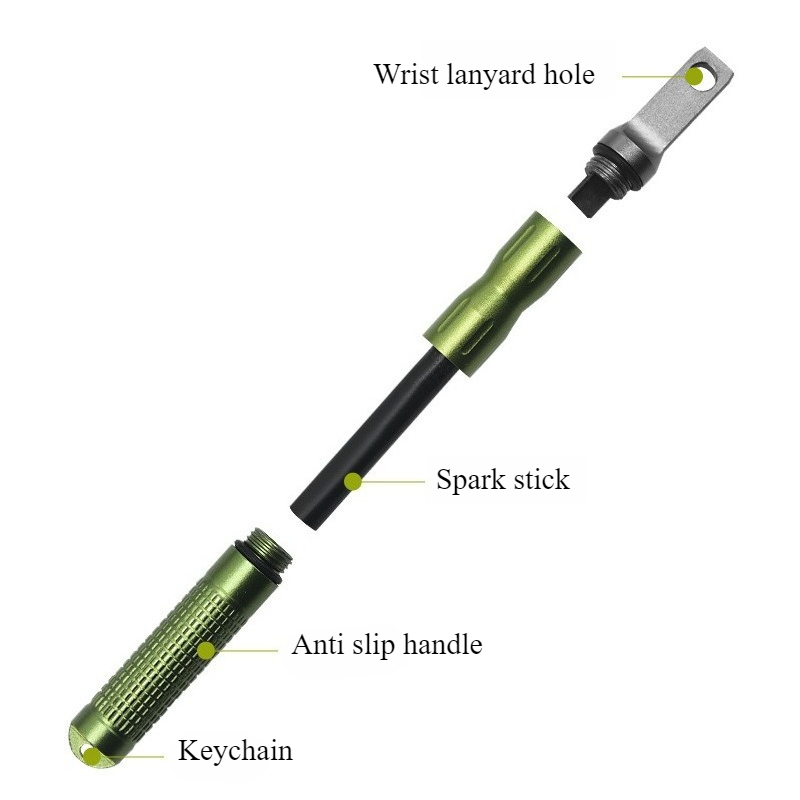 Portable Waterproof Flint Emer - Fire Starting Kit recension och pris