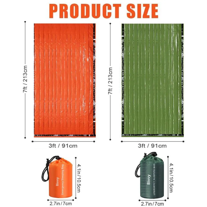 Waterproof Lightweight Thermal - Bivy Bag Emergency recension och pris