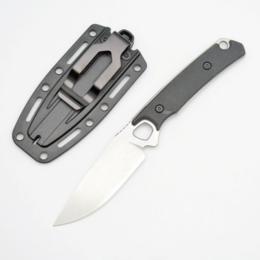 2048 EDC Straight Knife Black  - Bushcraft Knife Fixed recension och pris