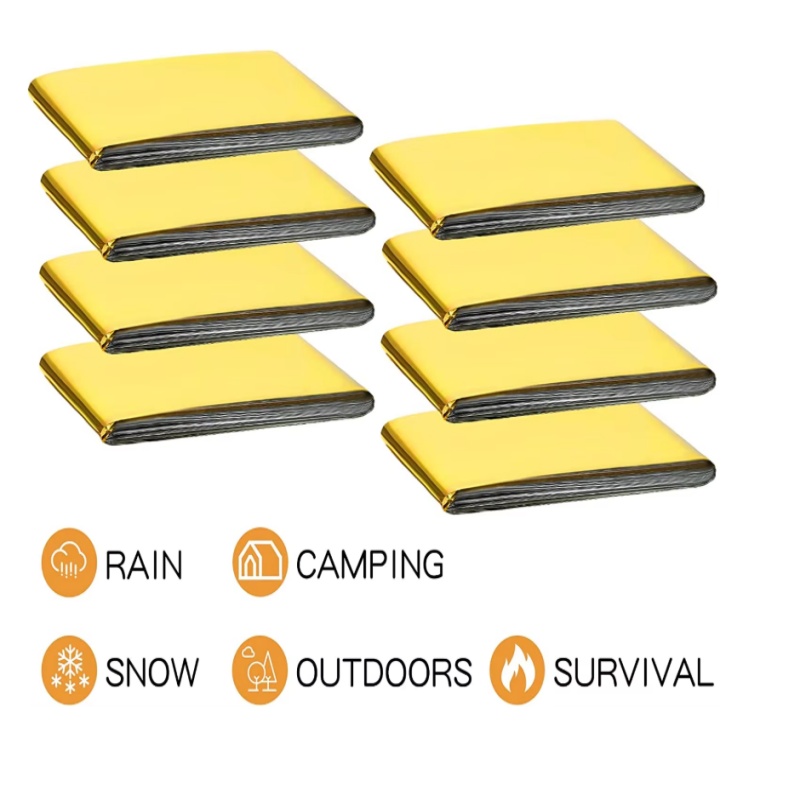 Gold‑Silver Mylar Thermal Surv - Survival Blanket Reflective recension och pris