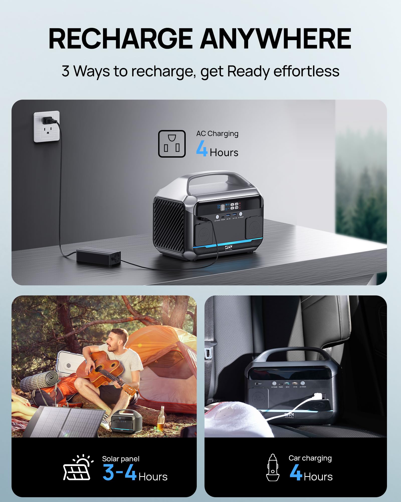 Daranener NEO300L 350W Portabl - Solar Emergency Charger recension och pris